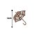 Kit 4 Enfeites Árvore Natal Mini Guarda Chuva Arabesco Glitter Champanhe 12cm - Magizi - Imagem 4