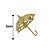 Kit 4 Enfeites Árvore Natal Mini Guarda Chuva Arabesco Glitter Dourado 12cm - Magizi - Imagem 4