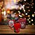 Jogo 3 Canecas Cerâmica Decorada Natal Vintage Premium 330ml - Magizi - Imagem 3