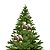 Ursinho Pelúcia Pendente Natal Menina Vestido Xadrez 15cm - Magizi - Imagem 4