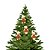 Ursinho Pelúcia Pendente Natal Menino Roupa Canelada Caramelo 13cm - Magizi - Imagem 5