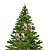 Jogo 6 Ursinhos Pelúcia Pendente Natal Roupa Cinza Xadrez 13cm - Magizi - Imagem 3