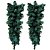 Jogo 2 Pingentes Festão Ramificado 60cm 92 Galhos Verde Decoração Natalina - Magizi - Imagem 1