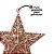 Kit 3 Estrelas Decorativas Natal Glitter Vazado Rosê Gold 18cm - Magizi - Imagem 5