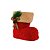 Bota Decorada Enfeite Árvore Natal Tricô Vermelho Pick e Berries 14cm - Magizi - Imagem 2