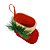 Bota Decorada Enfeite Árvore Natal Tricô Vermelho Pick e Berries 14cm - Magizi - Imagem 6