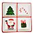 Kit Petisqueira Cerâmica Natal, Guardanapos Decorados e Palitos Petisco - Master Chirstmas - Imagem 3