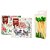 Kit 40 Folhas Guardanapos Natal Folhas Duplas e 50 Palitos Decorados Árvore Natal - Magizi - Imagem 1