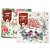 Kit 40 Folhas Guardanapos Natal Folhas Duplas e 50 Palitos Decorados Árvore Natal - Magizi - Imagem 2