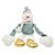 Jogo Papai Noel e Boneco de Neve Pendurado Pelúcia Natal 48cm - Art Christmas - Imagem 8