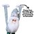 Papai Noel Dependurado Pelúcia Natal Peso nas Mãos Decora Prateleira 48cm - Art Christmas - Imagem 3