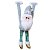 Papai Noel Dependurado Pelúcia Natal Peso nas Mãos Decora Prateleira 48cm - Art Christmas - Imagem 1
