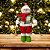 Boneco de Neve Em Pé Pelúcia Funny Tricot Verde e Vermelho 40cm - Magizi - Imagem 3