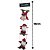 Jogo 2 Placas Feliz Natal Escada Madeira 90cm Papai Noel Pelúcia - Master Christmas - Imagem 5
