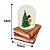 Globo de Neve Natalino Vidro Com Livros Resina Decorativo Luxo 14cm - Nataluz - Imagem 6