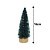 Mini Pinheiro Decorativo Verde Base Tronco Madeira 16cm - Art Christmas - Imagem 4