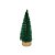Jogo 2 Mini Árvore Natal Verde Base Tronco Madeira 16cm - Art Christmas - Imagem 5