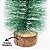 Jogo 2 Mini Pinheiro Iluminado Led Color Base Tronco Madeira 25cm - Art Christmas - Imagem 3