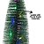 Kit 3 Mini Pinheiro Iluminado Led Color Base Tronco Madeira 25cm - Art Christmas - Imagem 8