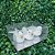 Conjunto 6 Pássaros Decorativo Natal Glitter Branco 8cm - Art Christmas - Imagem 5