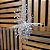 Jogo 2 Flocos de Neve Decorativo 3D Glitter Brilho Branco 30x30cm - Nataluz - Imagem 3