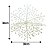 Jogo 2 Flocos de Neve Decorativo 3D Glitter Brilho Branco 30x30cm - Nataluz - Imagem 5