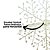 Floco de Neve Decorativo 3D Glitter Brilho Branco 30x30cm - Nataluz - Imagem 4