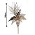 Galho Decorativo Flor Natal Bico de Papagaio Glitter Champanhe Luxo 28cm - Magizi - Imagem 2