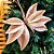Kit 3 Borboletas Flor Pick Natal Veludo e Glitter Dourada 20cm - Art Christmas - Imagem 5