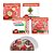 Kit 4 Pacotes Guardanapo De Natal Decorado 20 Folhas e Porta Guardanapo Melamina - Magizi - Imagem 1