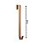 Kit 2 Suportes Metal Rosê Gold 37cm Para Guirlanda Encaixe Porta - Magizi - Imagem 5