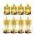 Jogo 8 Velas Eletrônicas Led Decorativa Acrílico Canelado 6cm e 8cm - Magizi - Imagem 1