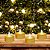Kit 4 Velas Eletrônicas Glitter Dourado Natal Led 4cm - Magizi - Imagem 2