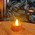 Kit 4 Velas Eletrônicas Glitter Vermelho Natal Led 4cm - Magizi - Imagem 2