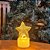 Kit 4 Velas Eletrônicas Estrela Aramada Dourado Natal Led 7cm - Magizi - Imagem 2