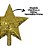 Ponteira Estrela Vidrilhos Glitter Dourado Prime 15cm - Magizi - Imagem 2