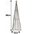 Jogo 2 Árvores Cone Aramado Champanhe Line Algodão Brilho Suave 40cm e 60cm - Magizi - Imagem 5
