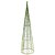 Árvore Cone Aramado Verde Line Algodão Brilho Suave 60cm - Magizi - Imagem 1