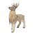 Rena Decorativa Em Pé Sisal e Pelúcia Champanhe Luxo 42cm - Cromus - Imagem 1