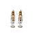 Kit 2 Quebra Nozes Decor Pendente 17cm Branco e Dourado Luxo - Magizi - Imagem 1