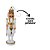 Kit 2 Quebra Nozes Decor Pendente 17cm Branco e Dourado Luxo - Magizi - Imagem 5