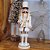 Jogo 3 Quebra Nozes Decorativo Branco e Dourado Luxo 28, 40 e 60cm Articulado - Magizi - Imagem 9