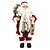 Jogo Papai Noel Decor Vermelho Luxo Saco Presentes Decorado e Trenó Madeira 30 e 45cm - Magizi - Imagem 6