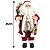 Papai Noel Decorativo Vermelho Luxo Saco Presentes Decorado e Trenó Madeira 45cm - Magizi - Imagem 3