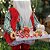 Papai Noel Confeiteiro Gourmet 45cm Bandeja e Avental Confeitos Decorados - Cromus - Imagem 3