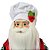 Papai Noel Confeiteiro Gourmet 45cm Bandeja e Avental Confeitos Decorados - Cromus - Imagem 5