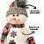 Jogo Boneco de Neve Sentado Perna Mole Em Pé 54cm Decor Lã Felpuda e Cachecol Crochê - E Christmas - Imagem 5