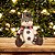 Boneco de Neve Sentado Decor 30cm Pelúcia Lã Felpuda e Cachecol Crochê - E Christmas - Imagem 5