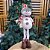 Boneco de Neve Decorativo Perna Comprida 54cm Pelúcia Premium Cachecol Crochê - E Christmas - Imagem 2