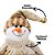 Kit Papai Noel e Boneco de Neve Decorativo Sentado Bronze e Dourado Luxo 3 Peças - E Christmas - Imagem 5